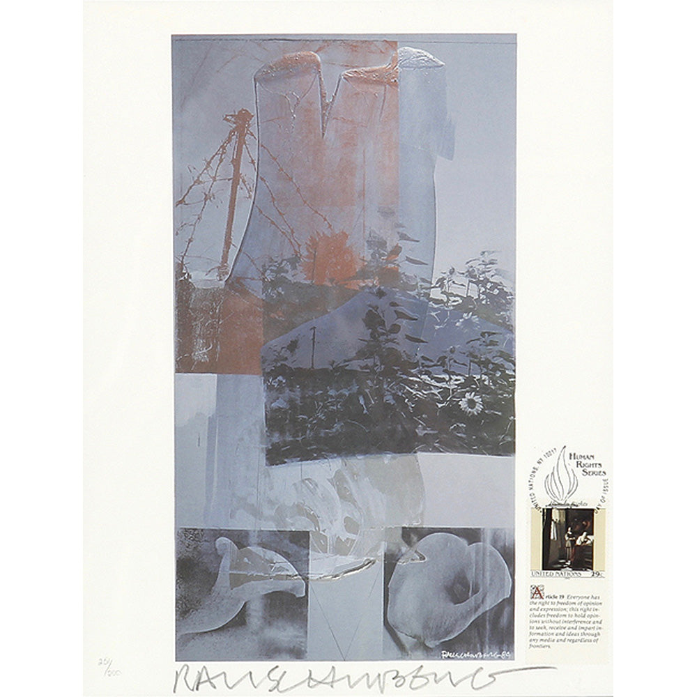 Robert Rauschenberg - Tanya"s Veil (Whale)