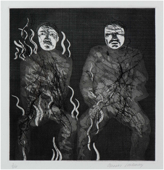 David Hockney - Corpses on Fire