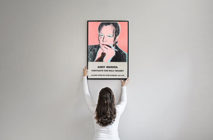 Andy Warhol - double signed Portraits of Willy Brandt