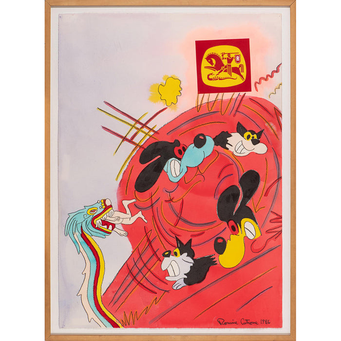 Ronnie Cutrone - Goofy, Julius and the dragon