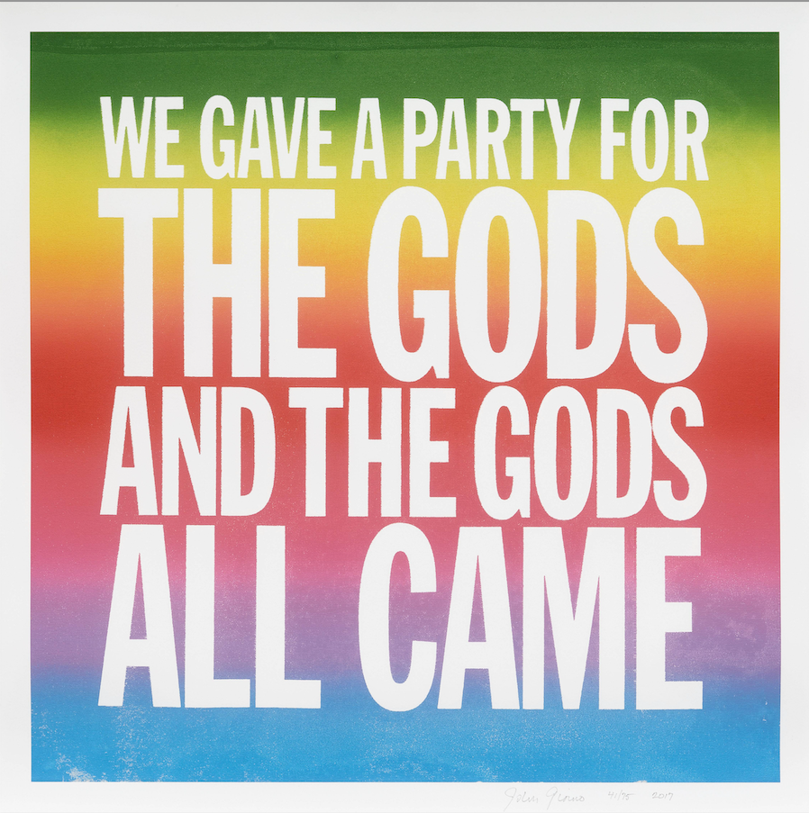 John Giorno (New York 1936-2019) - We Gave A Party