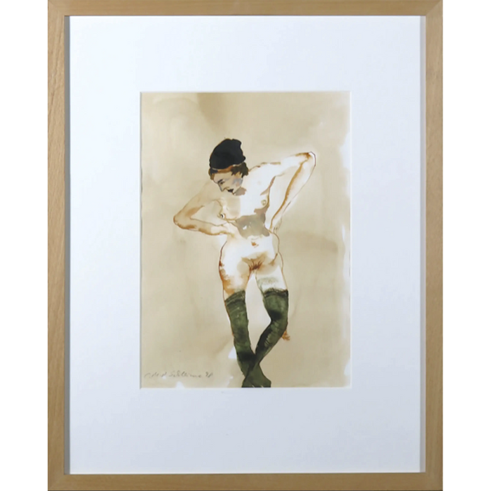 Cornelia Schleime - Portrait of naked lady