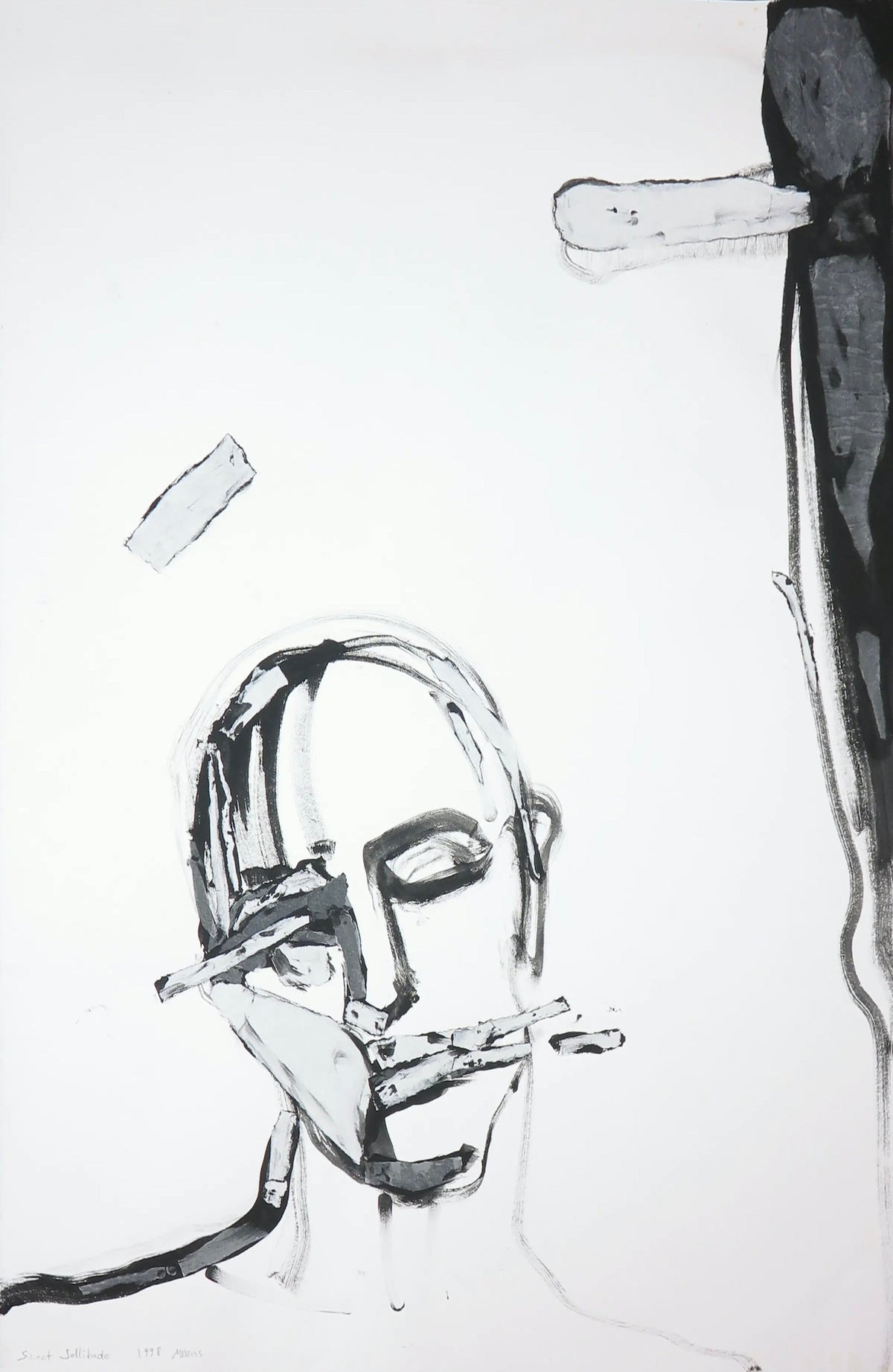 Monika Weiss - Original Drawing/Collage