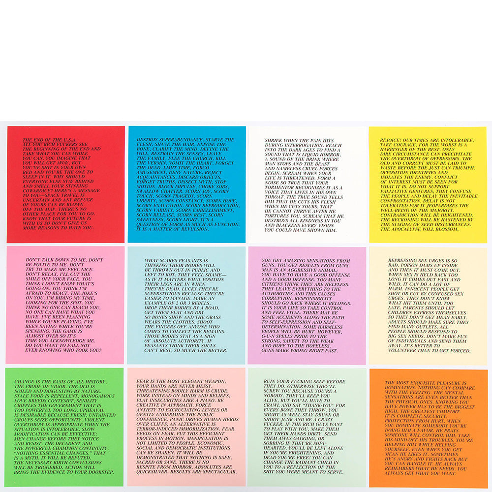 Jenny Holzer - Inflammatory Essays
