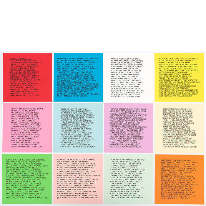 Jenny Holzer - Inflammatory Essays