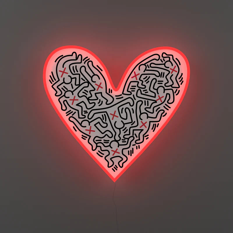 Keith Haring - Dance Love - Neon numbered limited edition