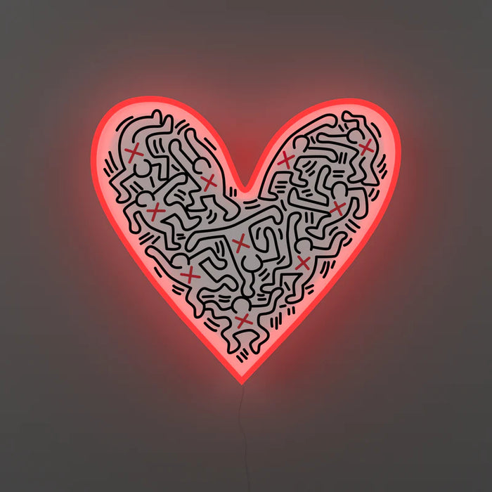Keith Haring - Dance Love - Neon numbered limited edition