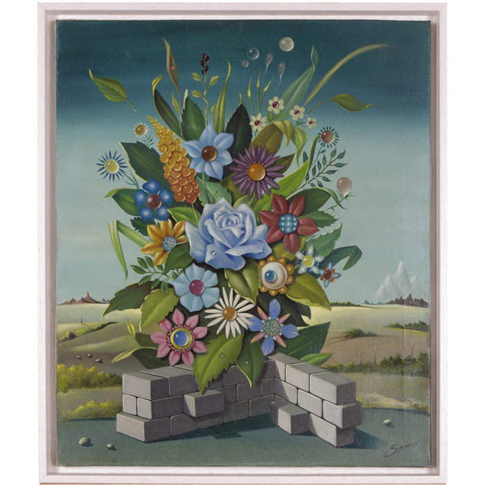 Georges Spiro- Still life with flowers