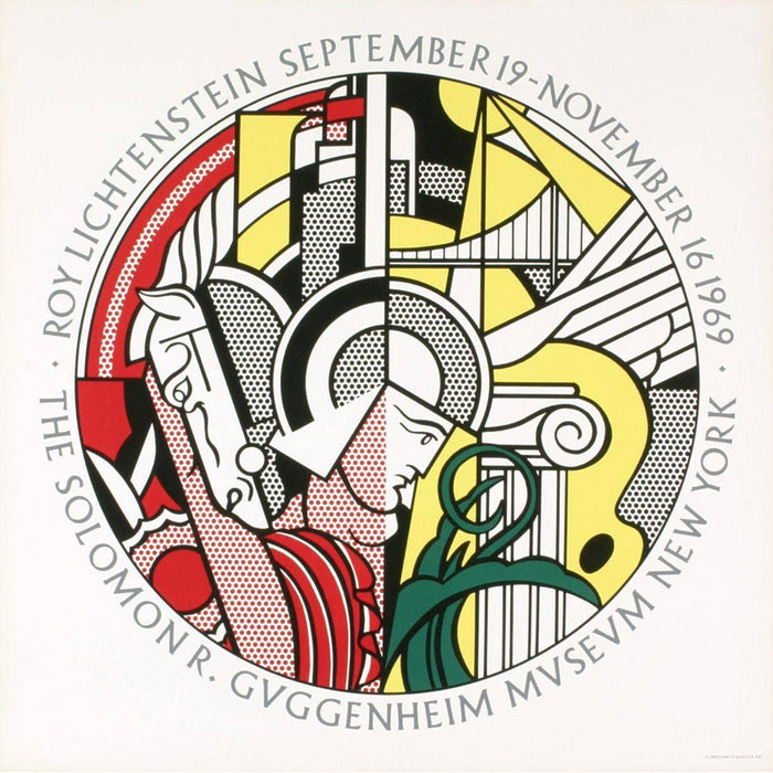 ROY LICHTENSTEIN – THE SOLOMON R. GUGGENHEIM MUSEUM POSTER