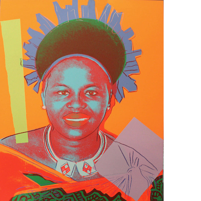 SILK SCREEN ANDY WARHOL – Queen Ntombi