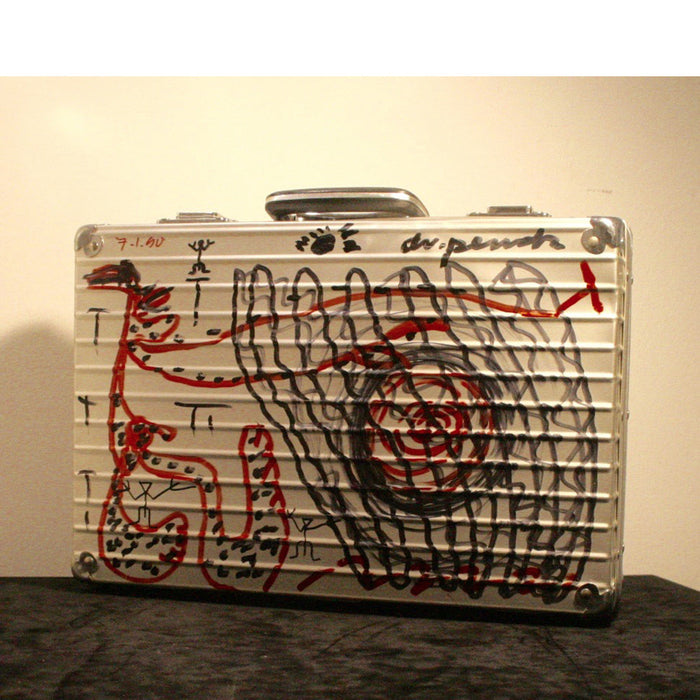 ORIGINAL A.R.PENCK – Decorated suitcase