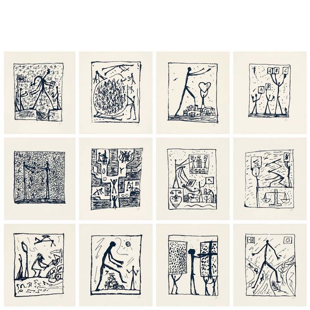 SILK SCREENS A.R.PENCK – Sketches