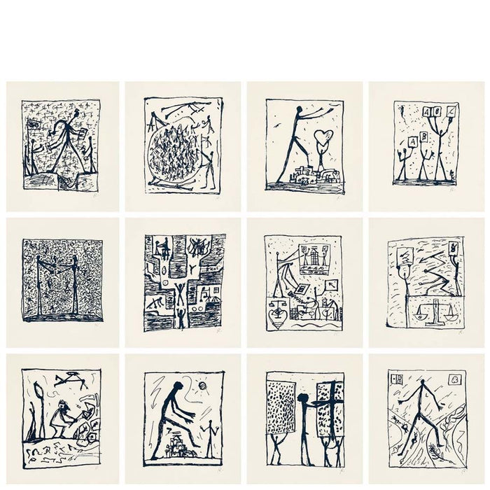 SILK SCREENS A.R.PENCK – Sketches